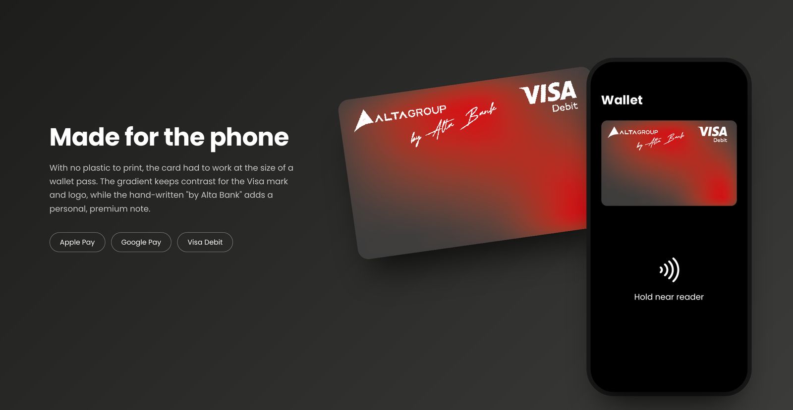 AWallet Visa – Made for the phone: the card in Apple Pay and Google Pay