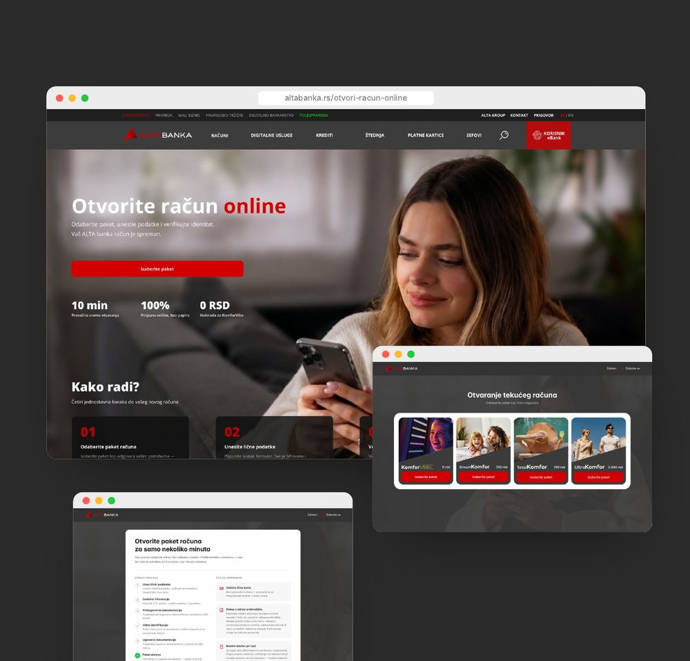 Online account opening